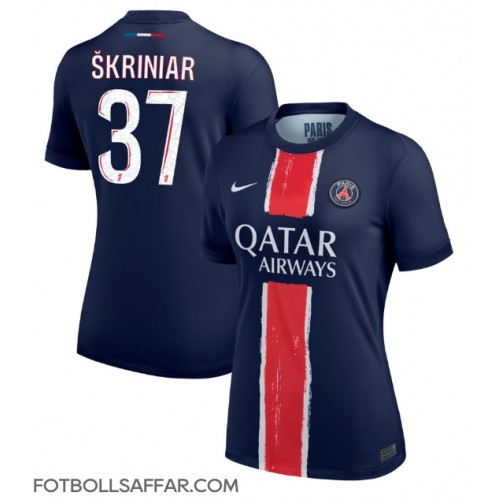 Paris Saint-Germain Milan Skriniar #37 Hemmatröja Dam 2024-25 Kortärmad